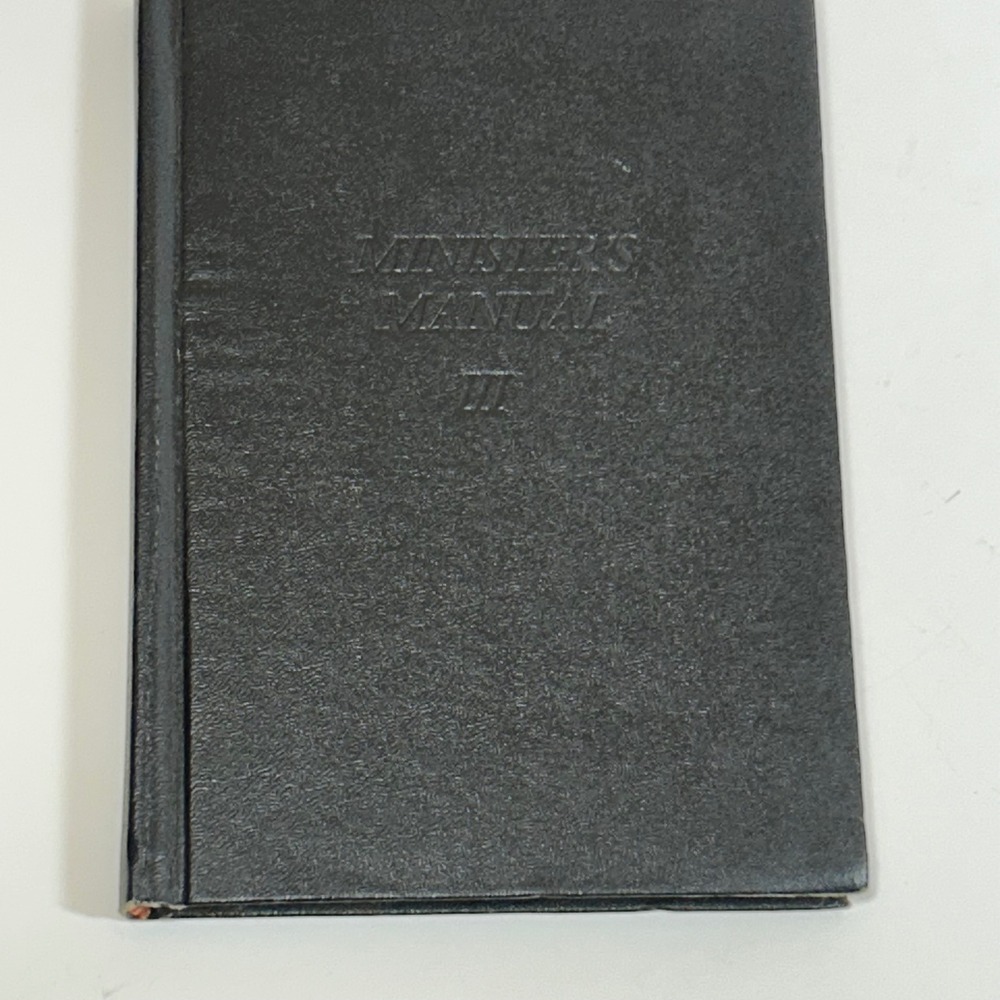 Vintage 1965 Ministers Manual Vol 3 Services for Ministers William E Pickthorn